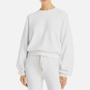 Mother Size S Sweatshirt Sweater Move It White 100% Cotton